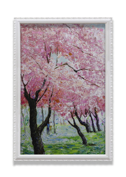 Japanese Sakura Pink Blooming