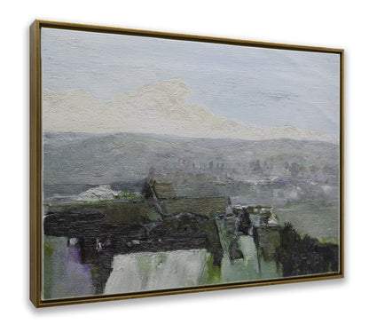 Abstract Cliff Rocky Landscape