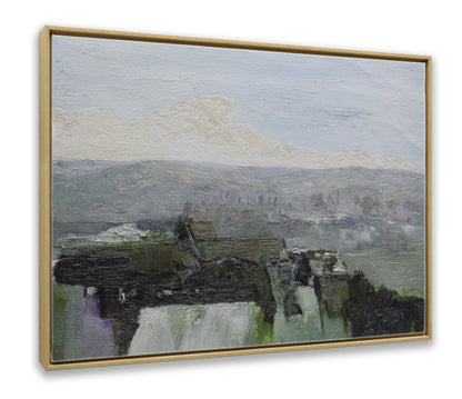 Abstract Cliff Rocky Landscape