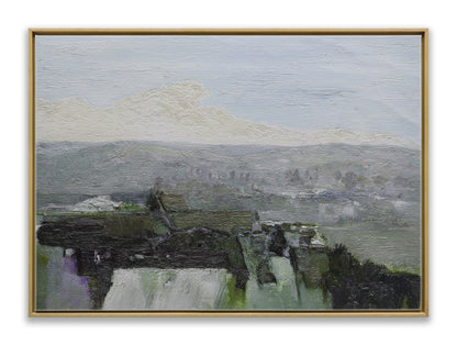 Abstract Cliff Rocky Landscape
