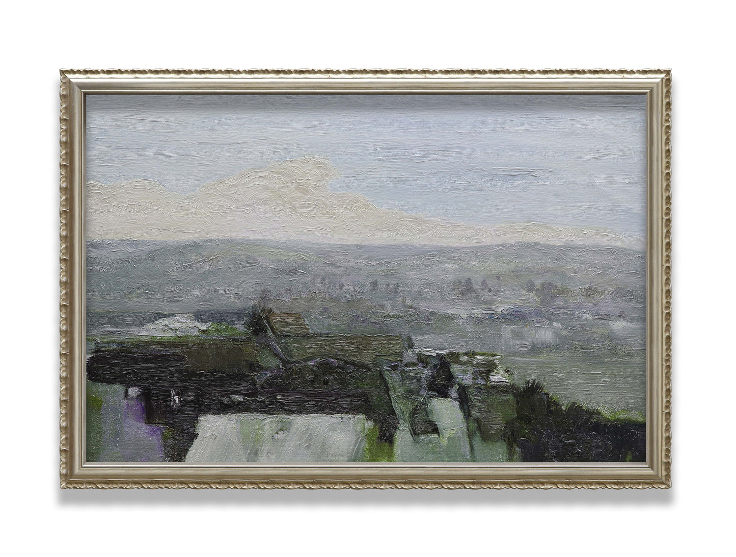 Abstract Cliff Rocky Landscape