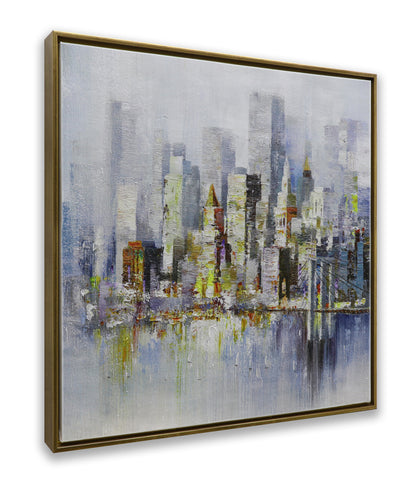 Abstract New York Brooklyn Bridge