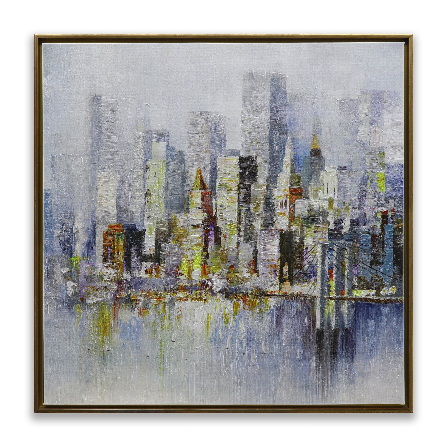 Abstract New York Brooklyn Bridge