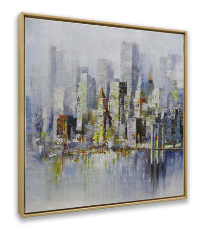 Abstract New York Brooklyn Bridge