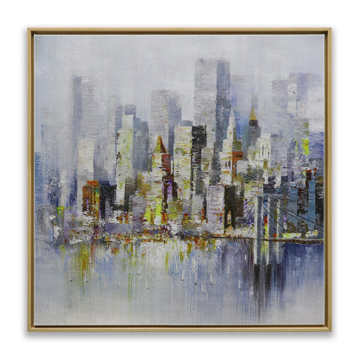 Abstract New York Brooklyn Bridge