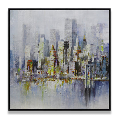 Abstract New York Brooklyn Bridge