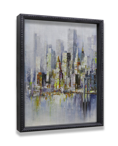 Abstract New York Brooklyn Bridge