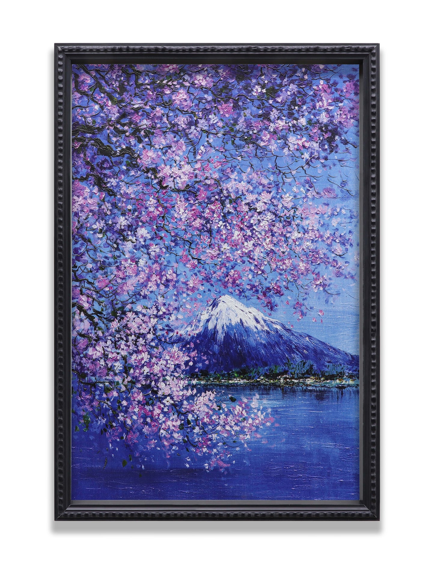 Mountain Fuji Sakura Blossom Night